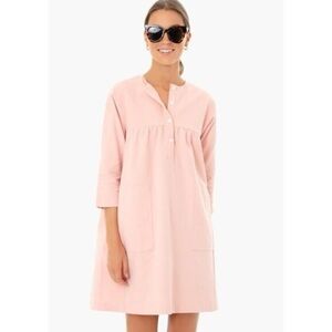 Tuckernuck x Pomander Place | Pale Pink Peach Fallon Dress Small Linen Cotton